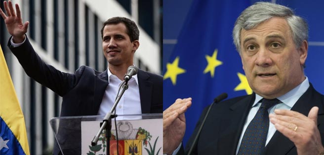 Guaidó habló con el presidente del PE sobre protección de activos venezolanos en Europa | Diario 2001