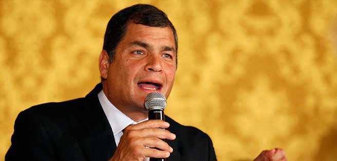 Presidente Correa anula viaje a Israel y Palestina | Diario 2001