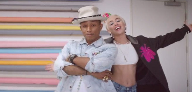 Pharrell estrena vídeo clip junto a Miley Cyrus | Diario 2001