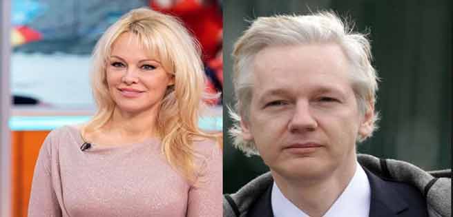 Pamela Anderson llamó a "salvar la vida" de Julian Assange | Diario 2001