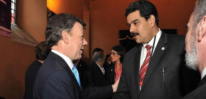 Maduro felicitó a Juan Manuel Santos por inicio de nuevo mandato presidencial | Diario 2001