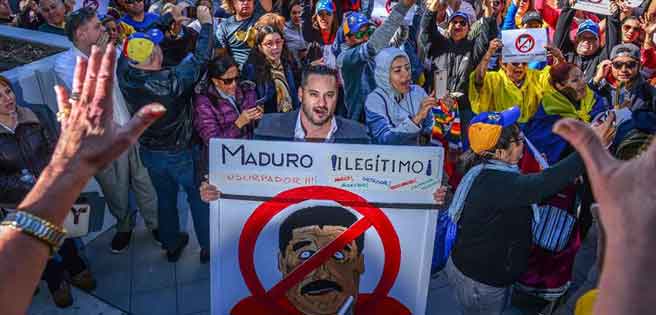 Nueva toma de posesión de Maduro disemina las protestas a otros países de América | Diario 2001