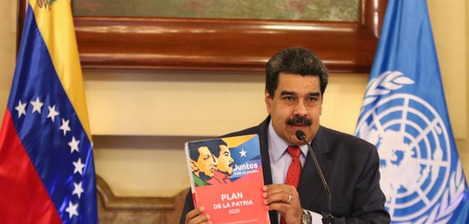 Maduro recalcó que Venezuela asume en su totalidad la Agenda 2030 de la ONU | Diario 2001