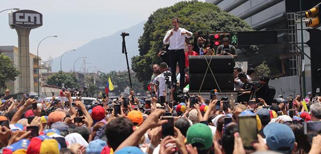 Guaidó anunció el inicio de paros escalonados hasta llegar a una huelga general | Diario 2001