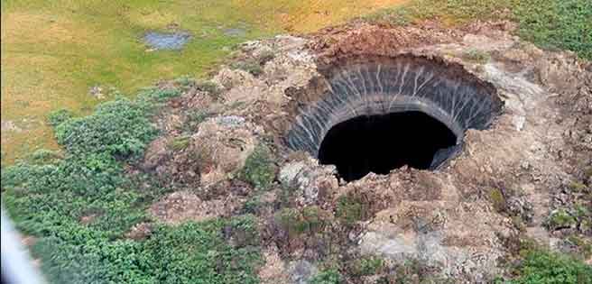 "Cráter del fin del mundo", una prueba más del cambio climático | Diario 2001