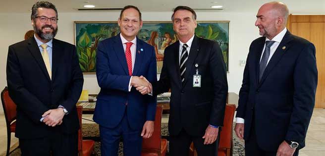 Bolsonaro recibe al presidente del TSJ en el exilio | Diario 2001