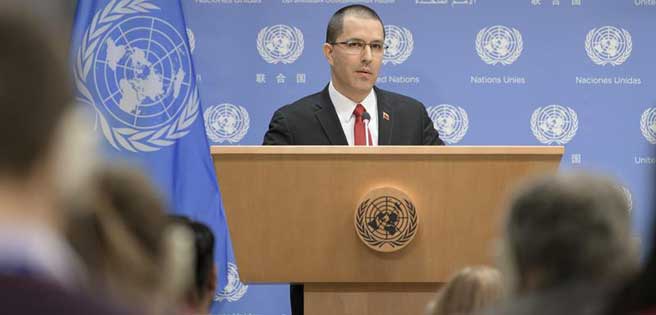 ONU pide que en su sala de prensa se respondan preguntas luego de que Arreaza se negara | Diario 2001