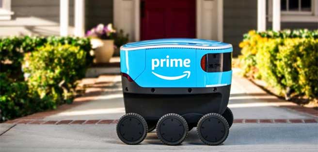 Amazon presenta a "Scout", su pequeño robot mensajero | Diario 2001