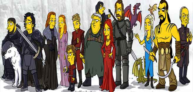 "Los Simpson" predijeron en el 2017 el penúltimo capítulo de "Game Of Thrones" | Diario 2001