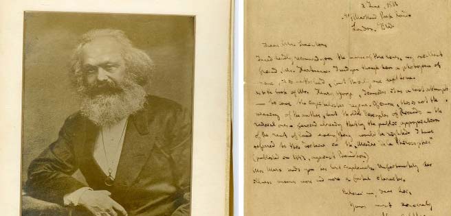 Una carta de Karl Marx se queda sin comprador en una subasta en China | Diario 2001