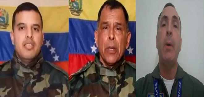 Tres oficiales activos se suman al reconocimiento de Guaidó | Diario 2001