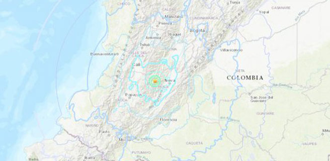 Temblor de magnitud 5,5 sacudió a Colombia sin causar víctimas de momento | Diario 2001