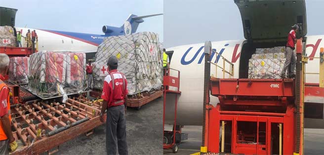 Llega primer lote de ayuda humanitaria de la Cruz Roja al aeropuerto de Maiquetía (+Videos) | Diario 2001