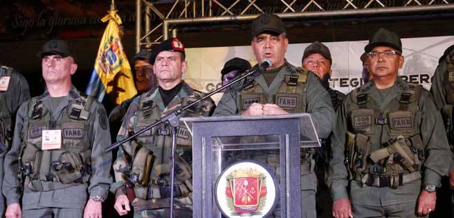 Padrino López: Grupo de militares que respaldaron a Guaidó "fue derrotado" | Diario 2001