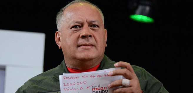 Diosdado Cabello tilda de grandes irresponsables a quienes dirigen la UE | Diario 2001