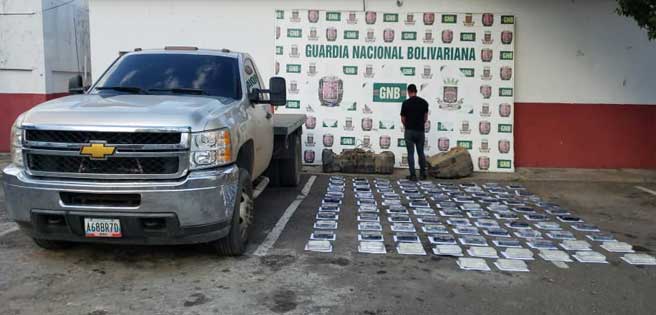 Efectivos de la GNB decomisaron 198 kilos con 800 gramos de cocaína en Zulia | Diario 2001