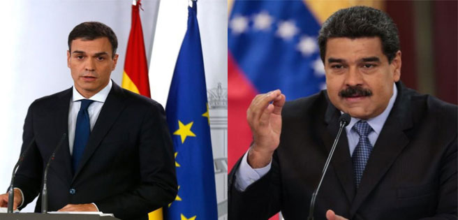 Pedro Sánchez a Maduro: "Quien responde con balas a ansias de libertad es un tirano" | Diario 2001