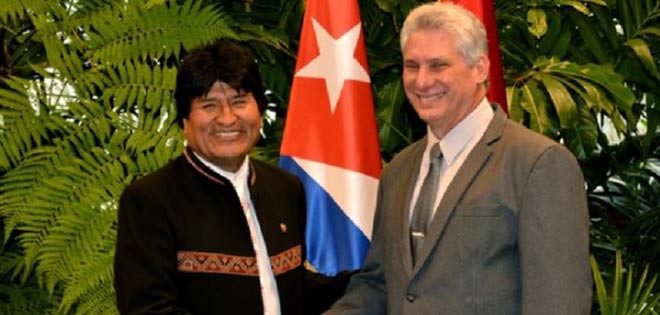 Evo Morales se reúne en La Habana con Díaz-Canel en escala hacia EEUU | Diario 2001