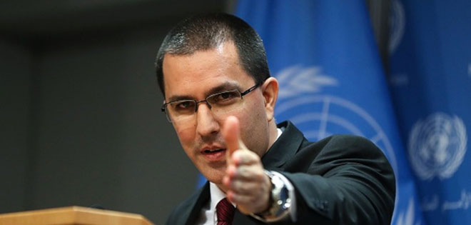 Arreaza aseguró que las sanciones impuestas por EEUU le da "más fuerza" | Diario 2001