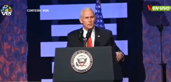 Mike Pence: Es hora de terminar de una vez por todas con la dictadura | Diario 2001