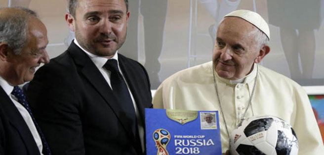 El Papa desea que el Mundial de fútbol de Rusia favorezca la paz entre países | Diario 2001