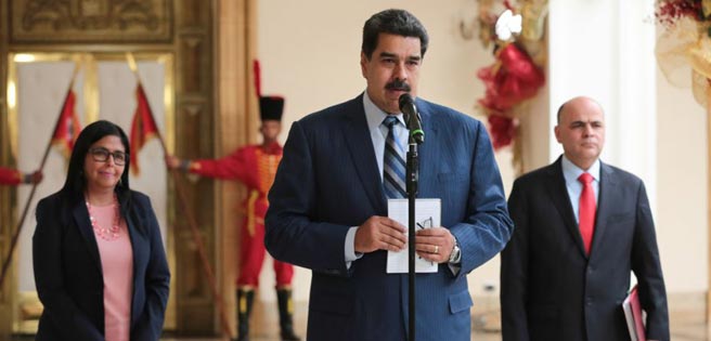 Maduro amenazó con respuesta recíproca a quienes no reconozcan su nuevo mandato | Diario 2001