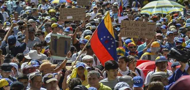 EFE: Claves sobre la marcha opositora en medio de la crisis en Venezuela | Diario 2001