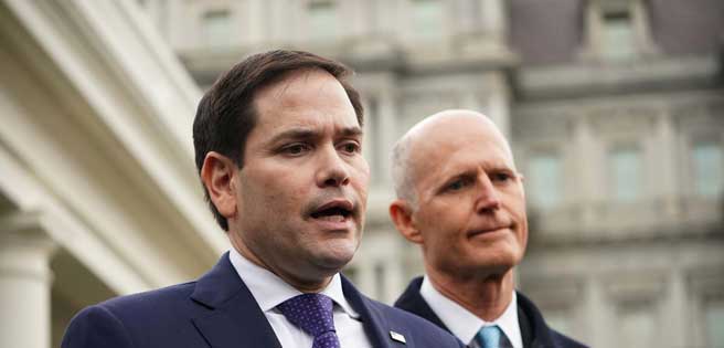 Marco Rubio: Cuatro de los responsables del levantamiento estaban junto a Maduro | Diario 2001