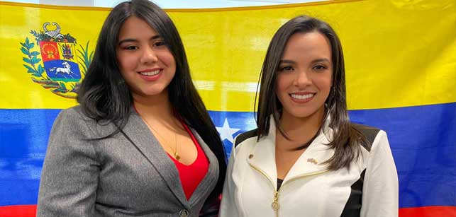 Erikka Farías y Joeli Gutiérrez se hicieron sentir en la OEA | Diario 2001