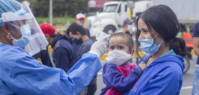 Connacionales que llegan desde Colombia reciben apoyo de Acnur