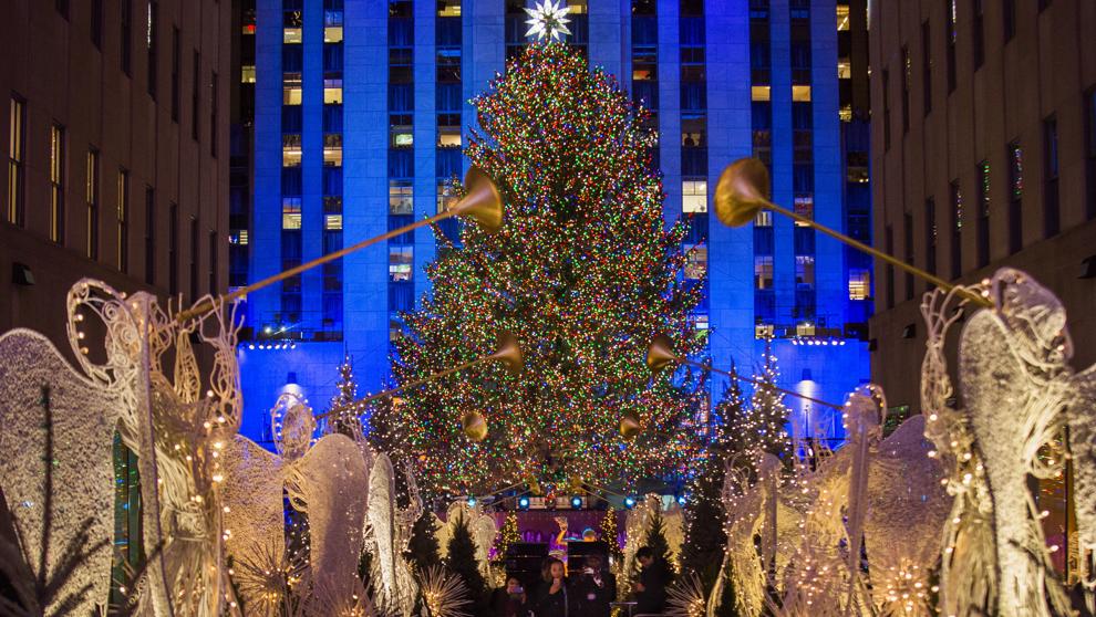 La sorpresa del árbol de Navidad de Rockefeller: un pequeño búho