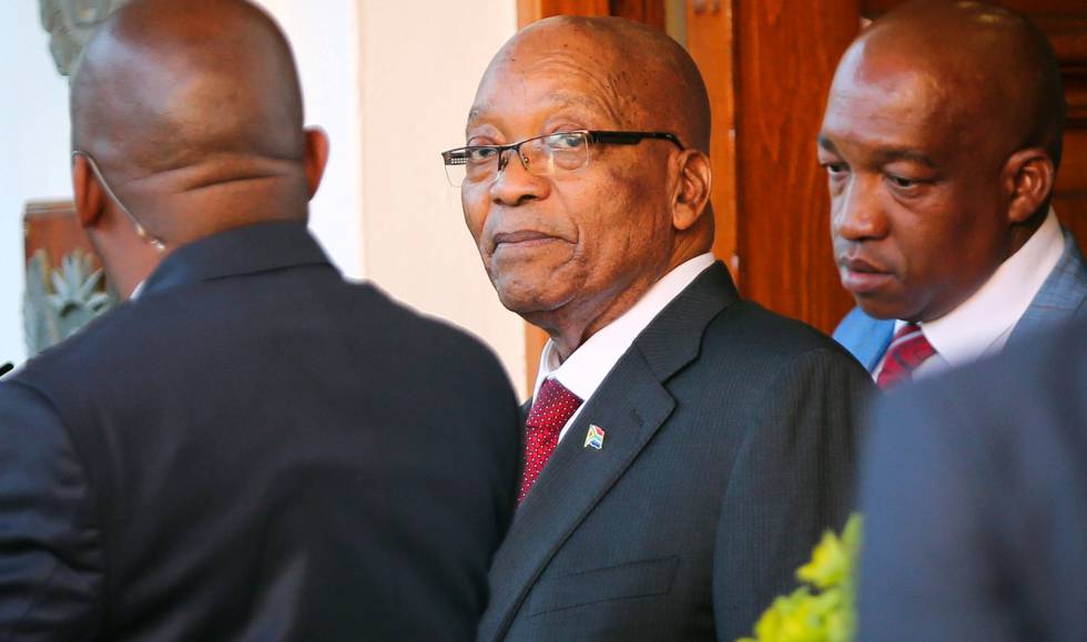 Expresidente sudafricano abandona audiencia sin declarar por corrupción