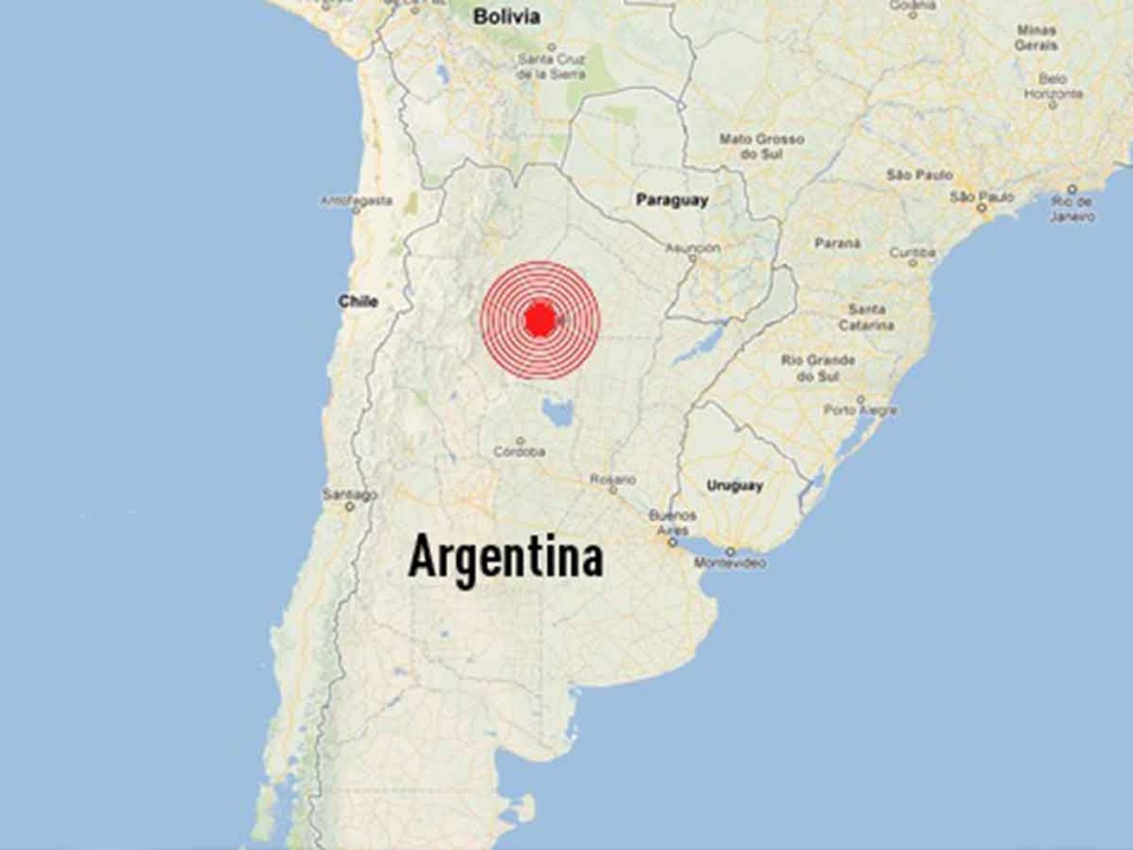 Sismo de 5,8 sacude noroeste de Argentina sin dejar daños