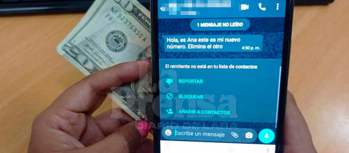 "María" Cambia de nombre para estafar por WhatsApp | Diario 2001