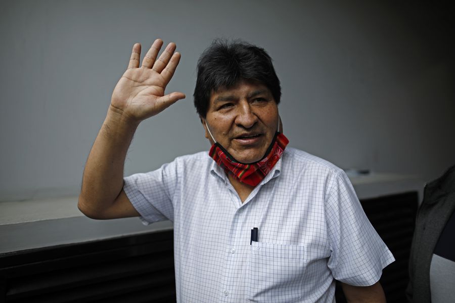 Evo Morales saluda la participación de los venezolanos en el 6D