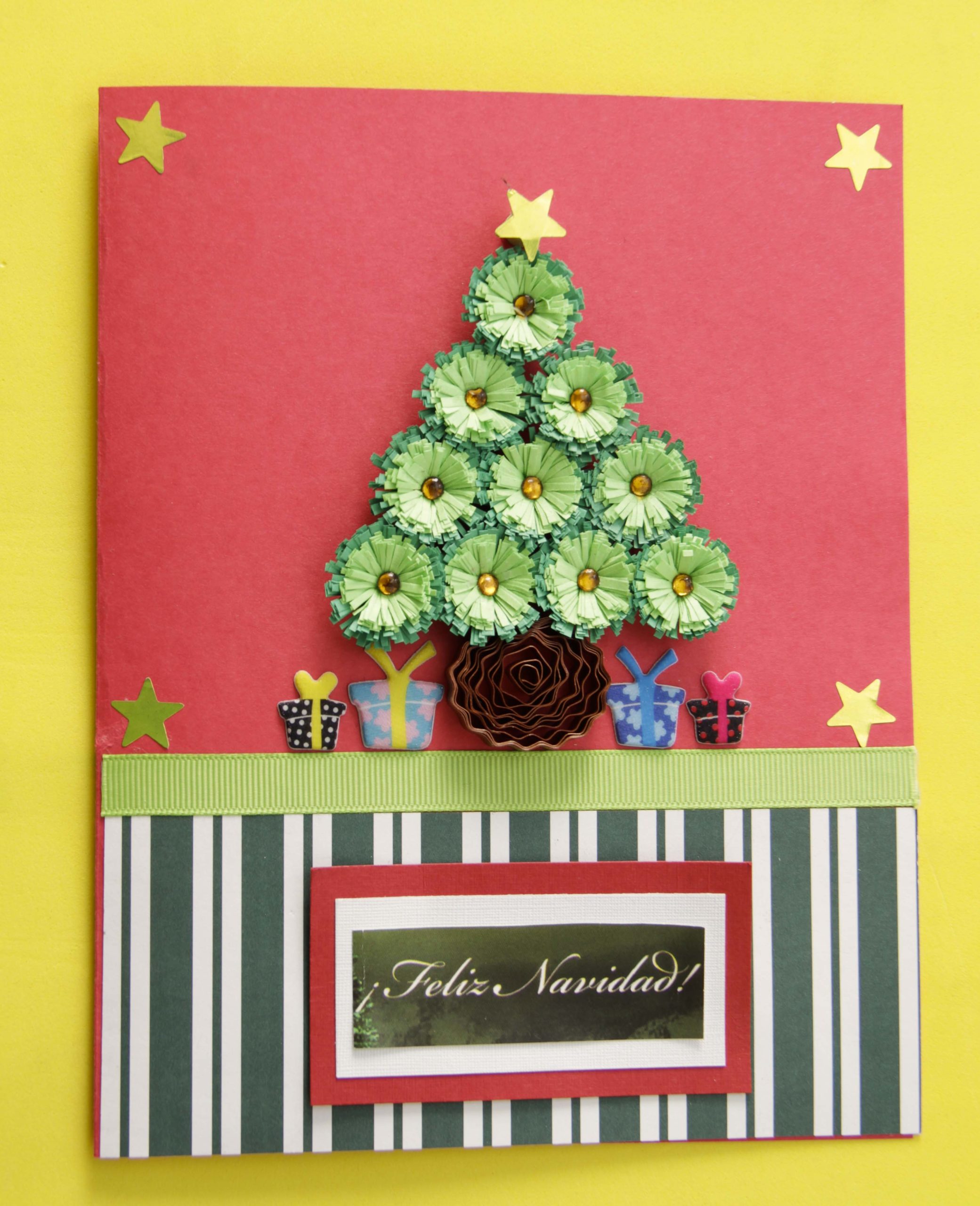 Crea tus tarjetas navideñas en quilling | Diario 2001