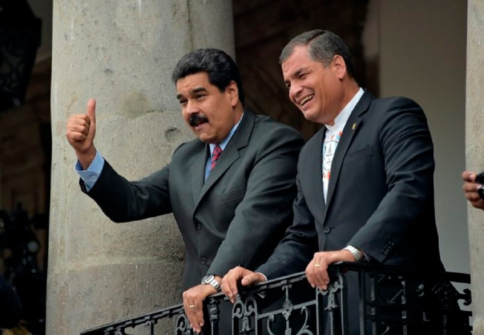 Rafael Correa felicita a Venezuela por medidas tomadas ante el COVID-19