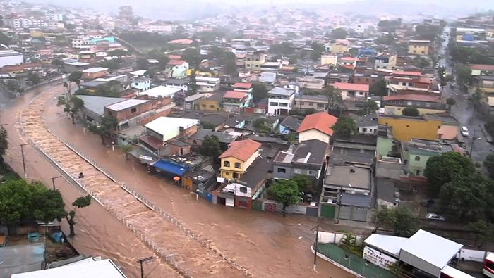 Al menos siete muertos en el sur de Brasil por las fuertes lluvias