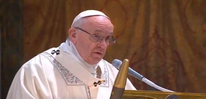 El papa Francisco hizo un homenaje privado a la Inmaculada Concepción