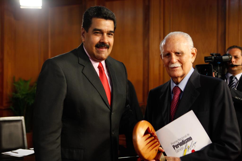Maduro destaca trayectoria de José Vicente Rangel