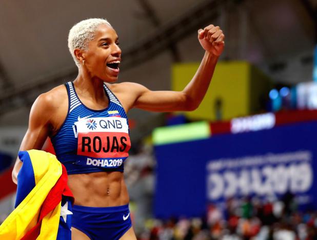 De esta manera celebró Yulimar Rojas al ser nombrada Mejor Atleta Femenina 2020 (+Video)