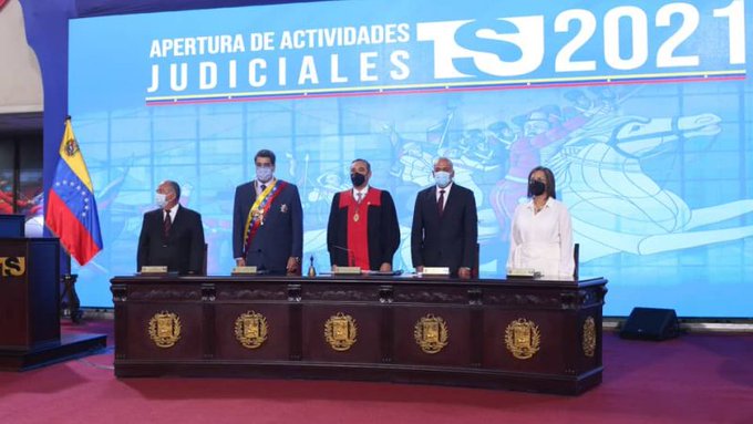 Presidente del TSJ Maikel Moreno da inicio a las actividades judiciales del 2021 | Diario 2001