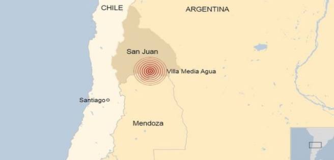 Terremoto de 6.4 de magnitud sacude a Argentina (+Video)