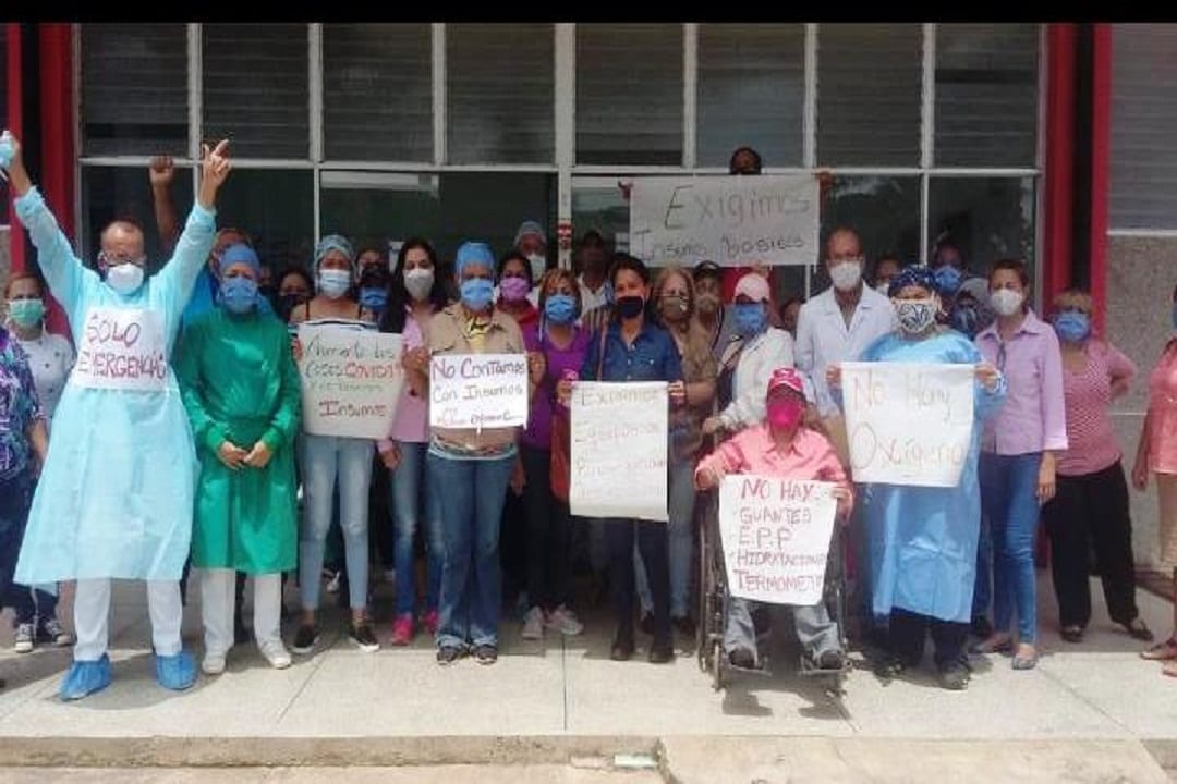 Trabajadores del hospital de Bauxilum no tienen para atender emergencias