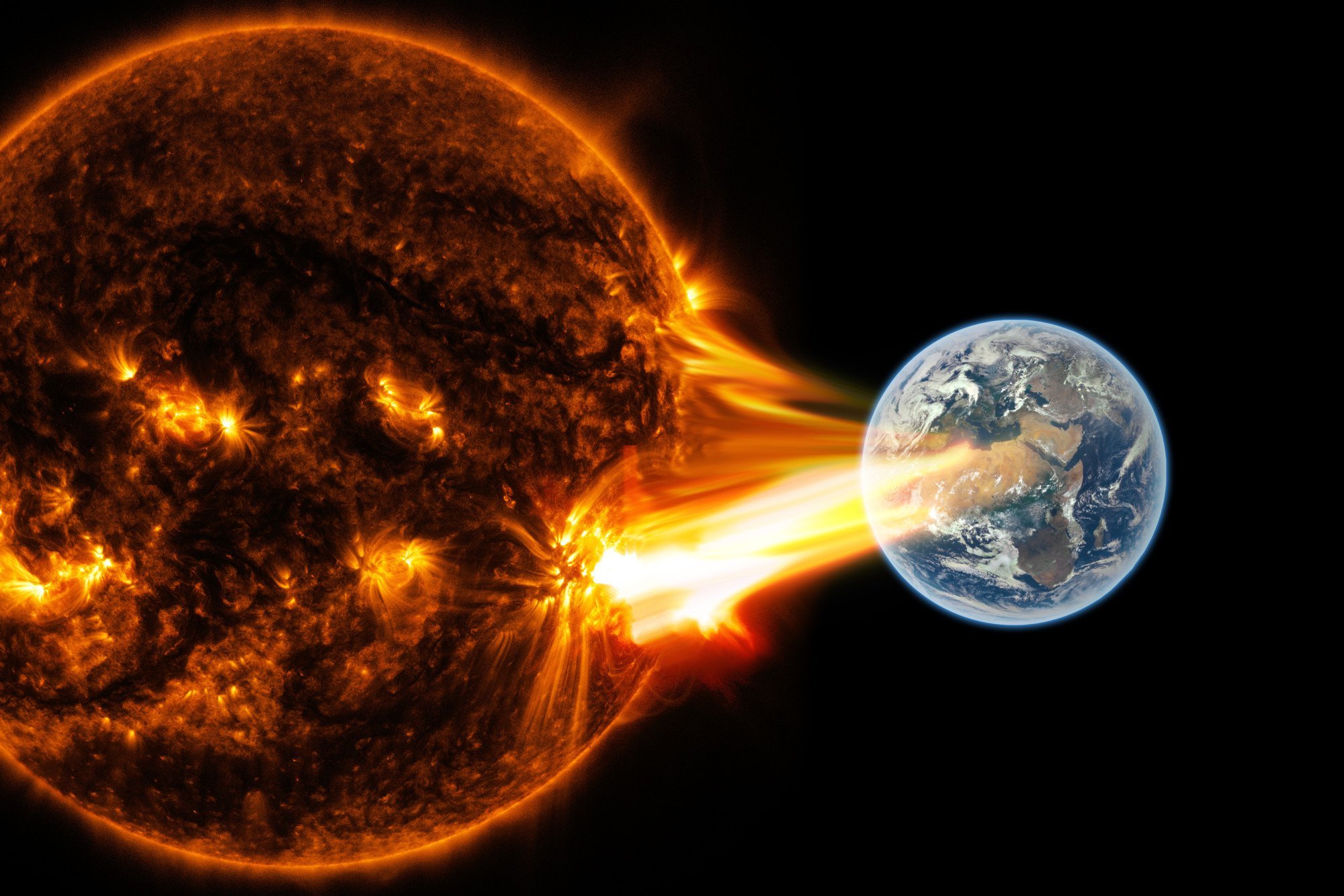 Vientos de corriente solar podrían impactar la Tierra este lunes