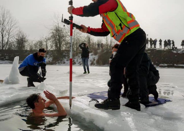 Atleta rompe el récord mundial en apnea con 80,9 metros bajo hielo