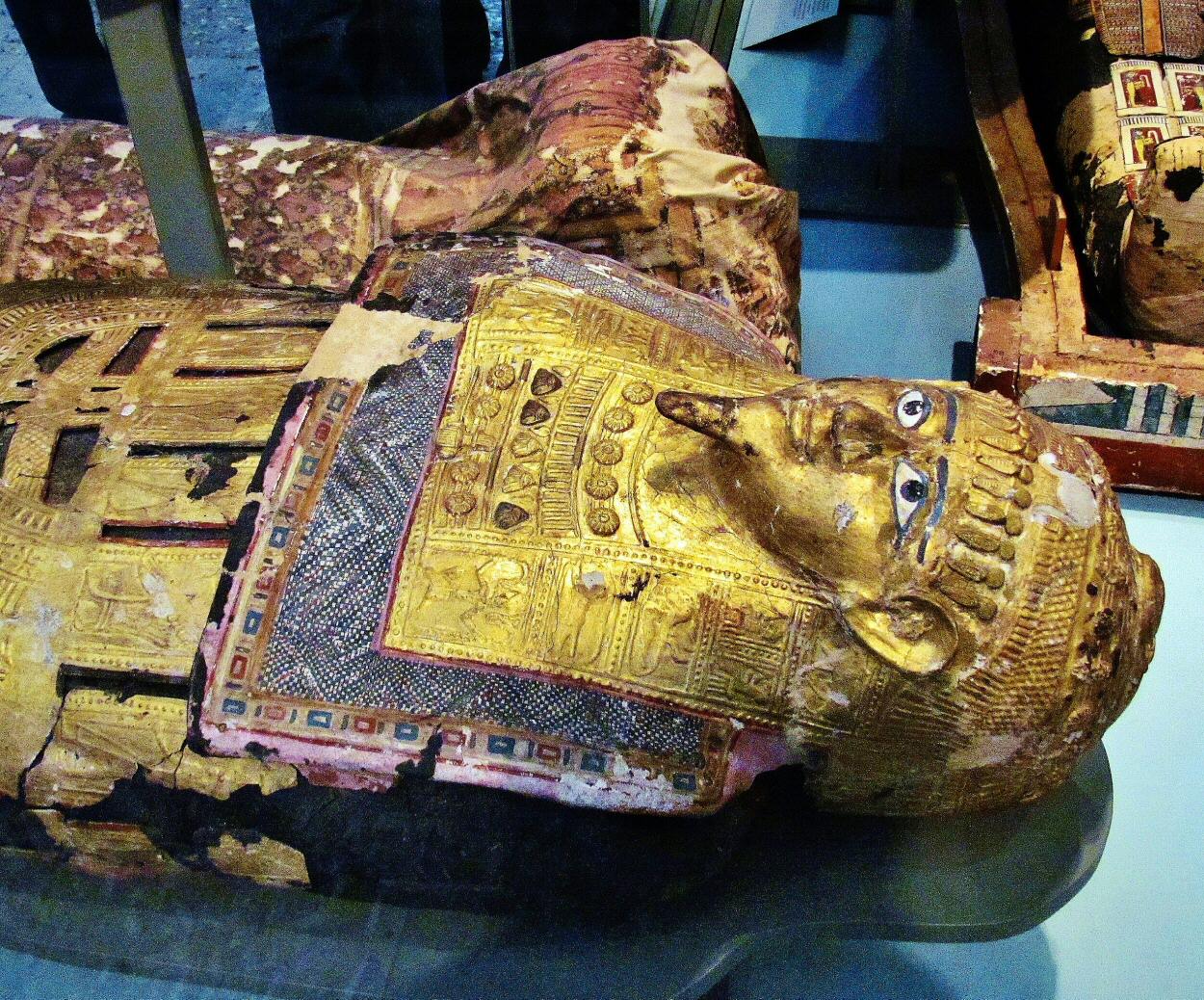 Arqueólogos encuentran 16 momias en Egipto con joyas de oro