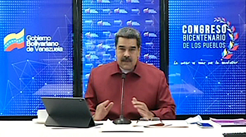 Nicolás Maduro participa en videoconferencia del Congreso Bicentenario
