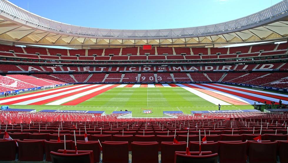 Estadio del Atlético de Madrid se convierte en centro de vacunación