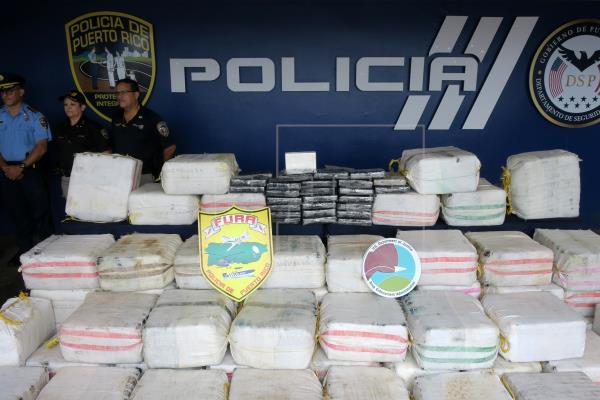 Incautan 164 kilos de cocaína y 25 de marihuana en Puerto Rico